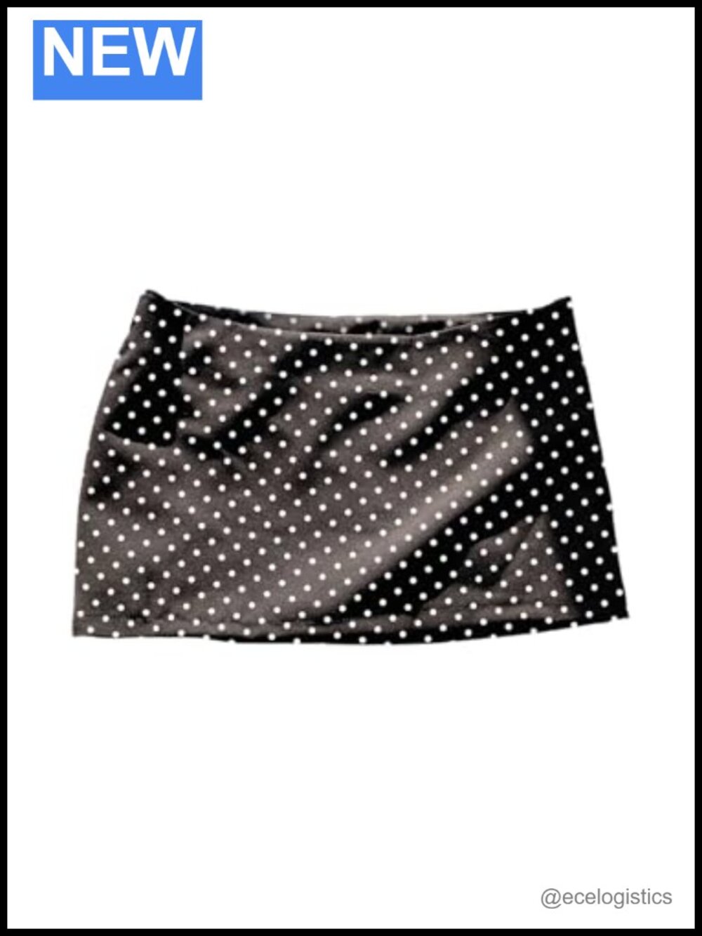 Women's Polka Dots Low Rise Bodycon Micro Party Club Mini Skirt